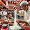 龍の髭のお菓子を作っている様子2
