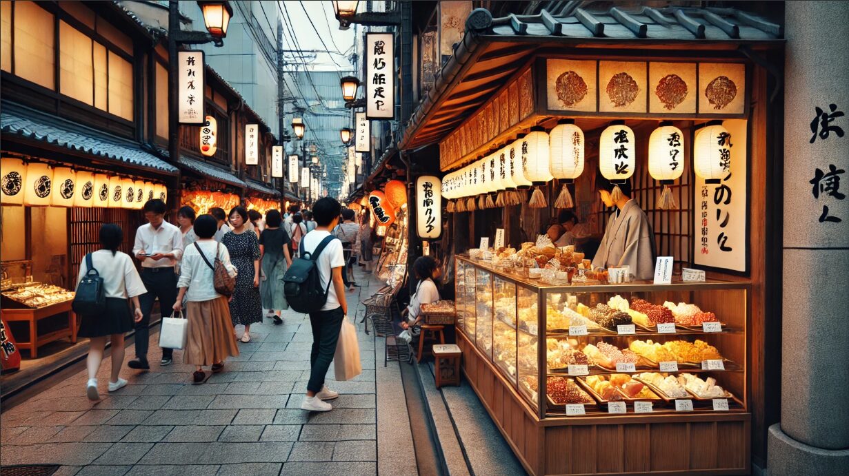 龍の髭のお菓子を売っている場所